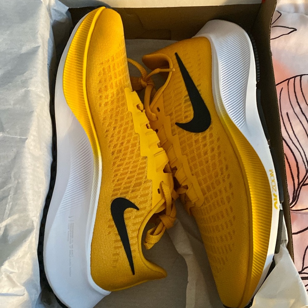 NIB Nike women’s black and gold Pegasus 37